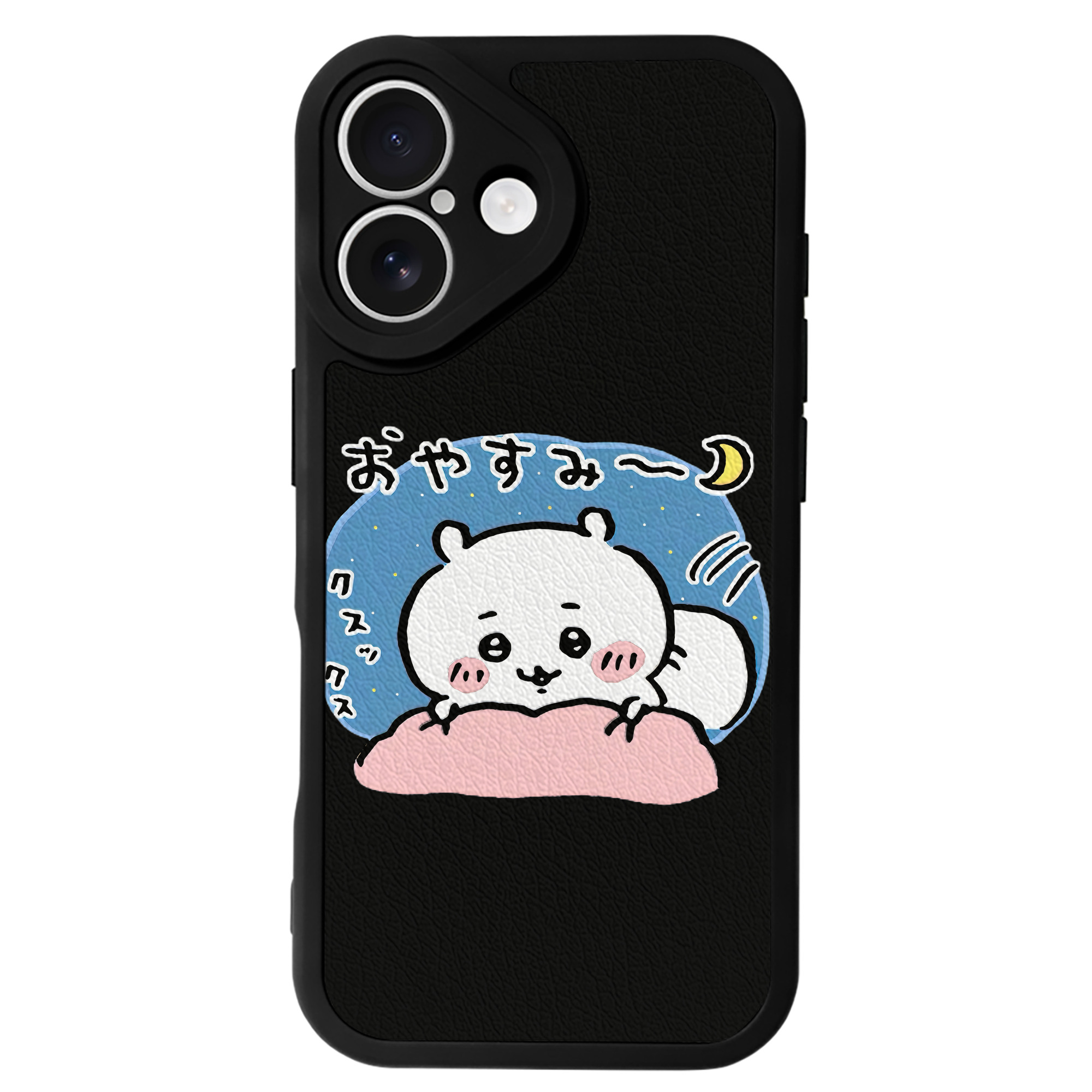 （画像用） ちいかわ ちいかわ Chii-kawa chiikawa 【iPhone 16シリーズ対応】シリコンスマホケース（レザー調） 材質：シリコン